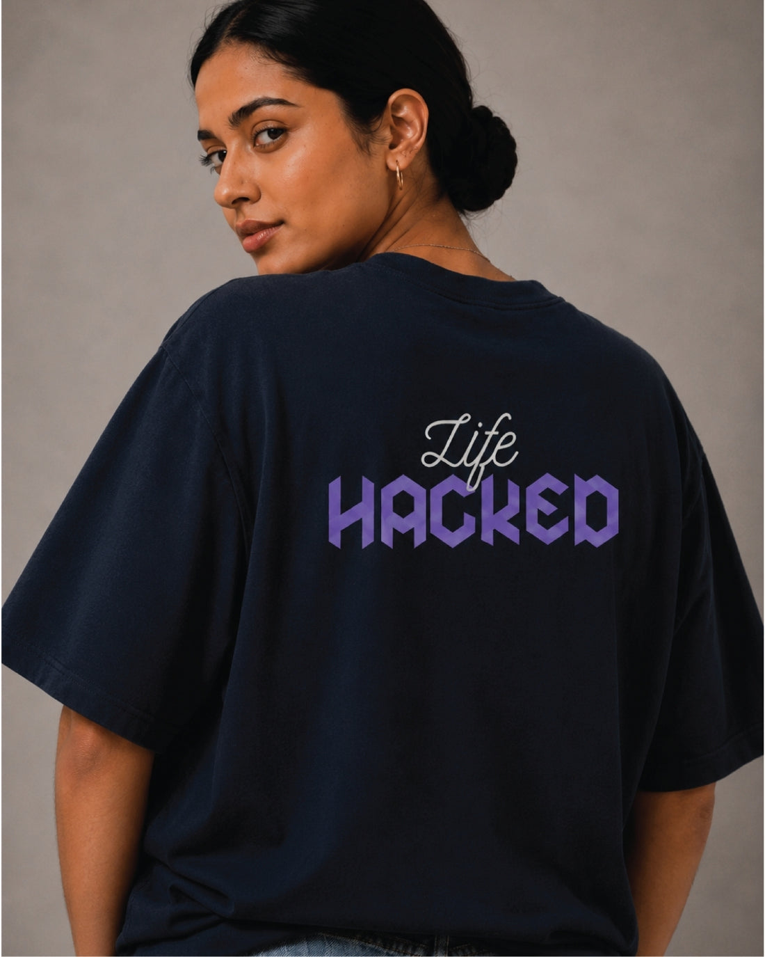 VERVE LIFE HACKED OVERSIZE T-SHIRT