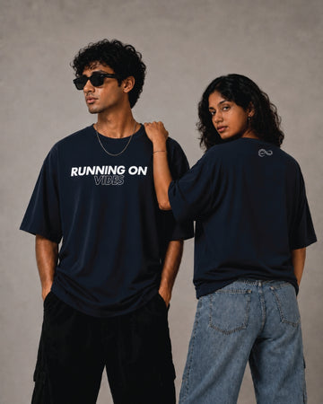 VERVE RUNNING ON VIBES OVERSIZE T-SHIRT