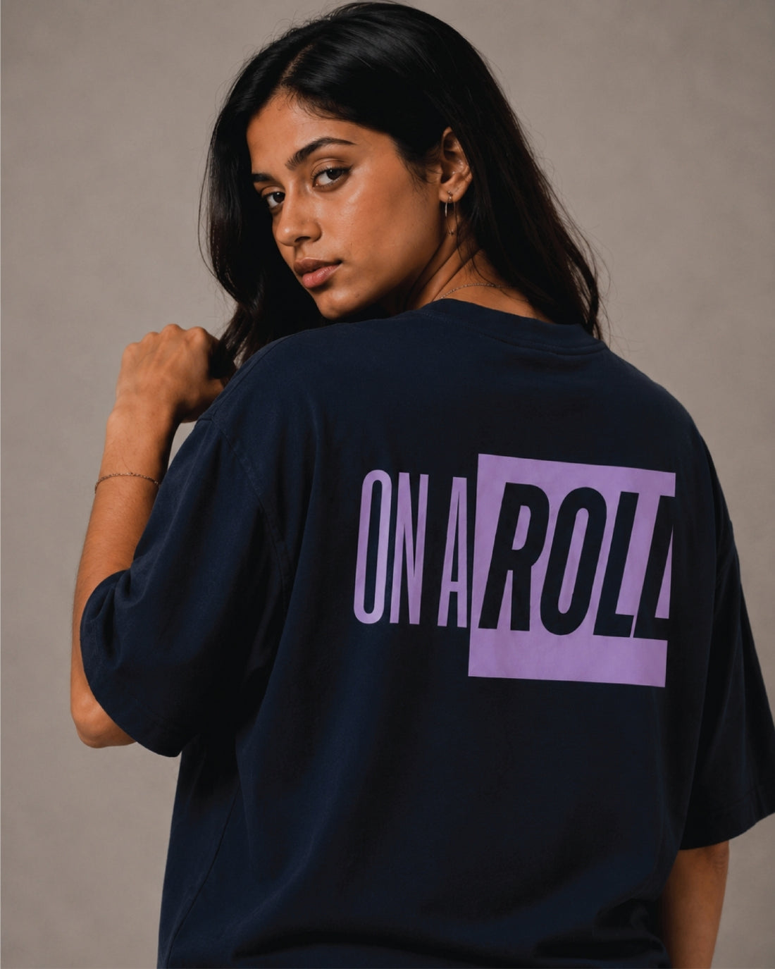 VERVE ON A ROLL OVERSIZE T-SHIRT