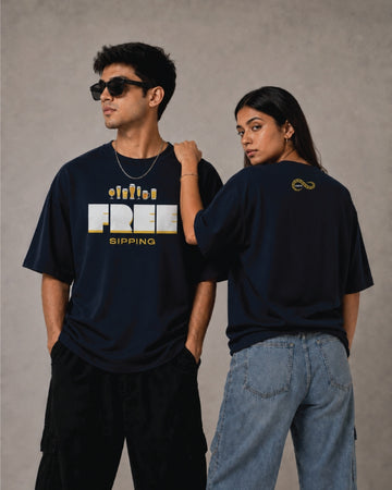 VERVE FREE SIPPING OVERSIZE T-SHIRT