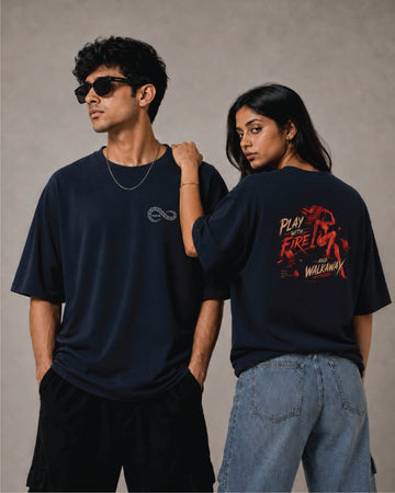VERVE FIRE OVERSIZE T-SHIRT