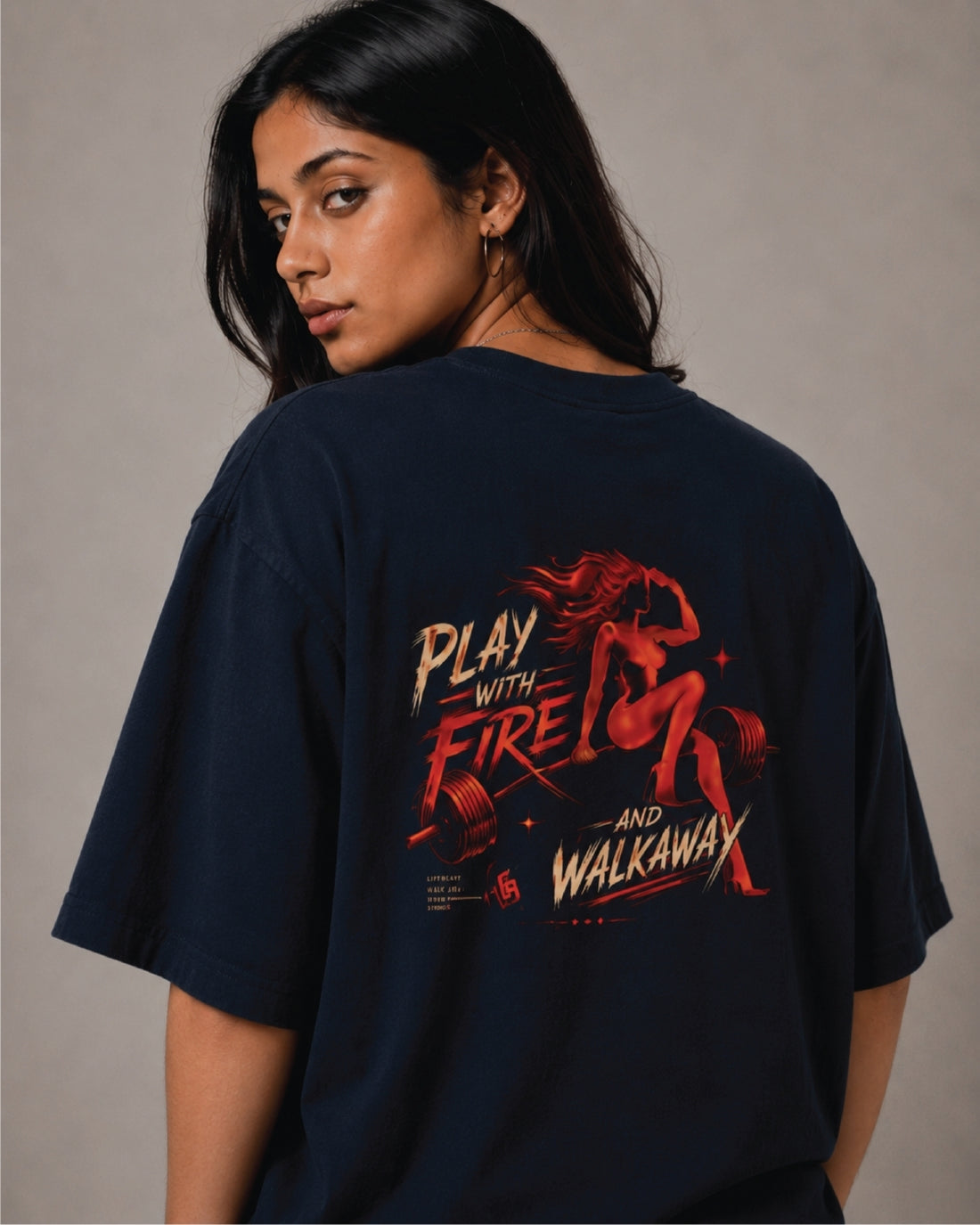 VERVE FIRE OVERSIZE T-SHIRT