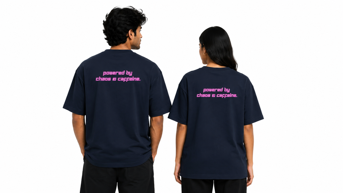 VERVE CHAOS & CAFFEINE Oversied T-Shirt