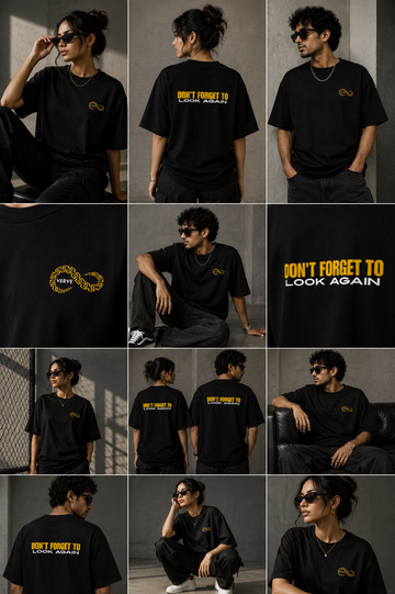 VERVE LOOK AGAIN OVERSIZE T-SHIRT
